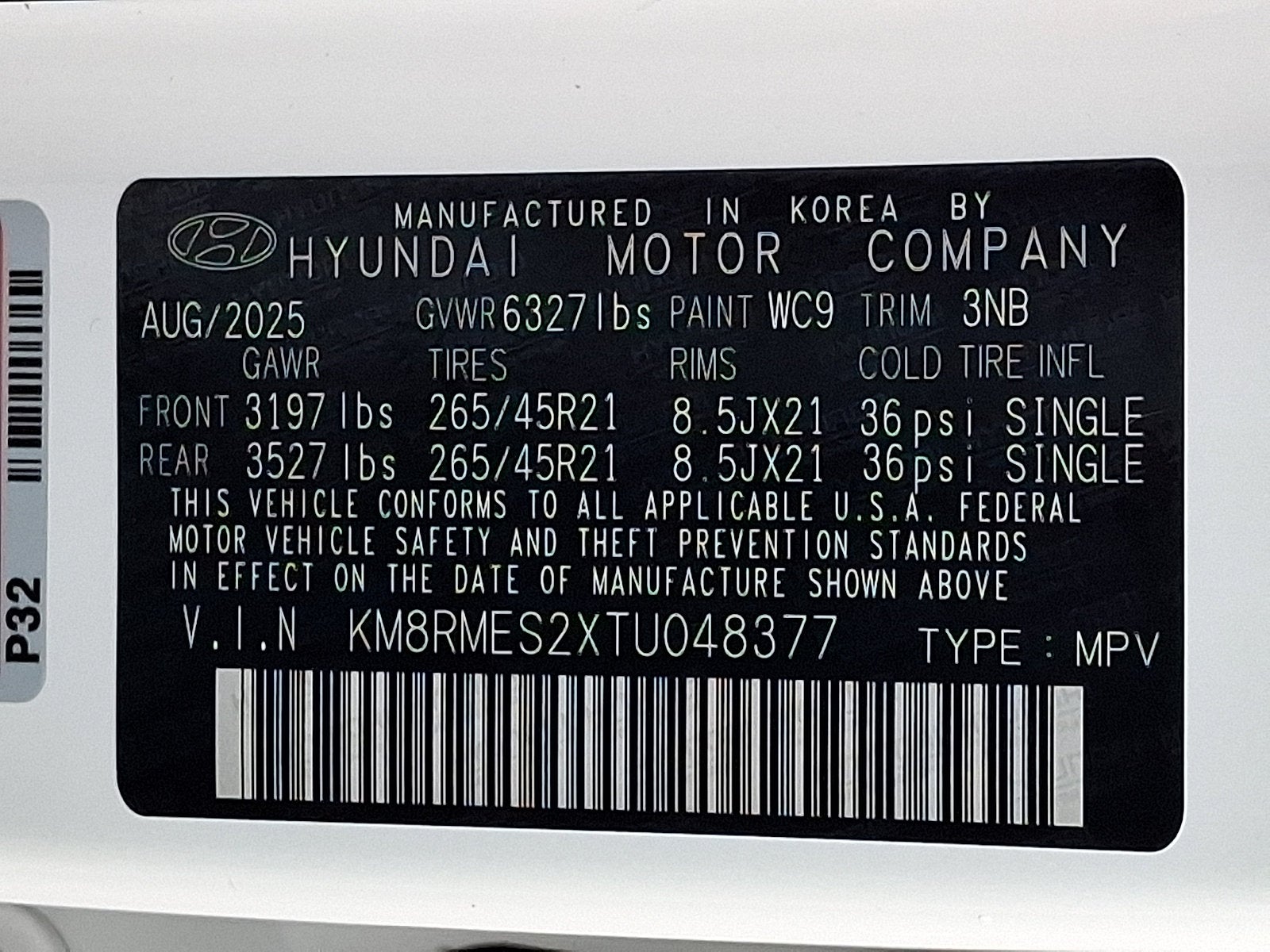 2026 Hyundai Palisade Calligraphy