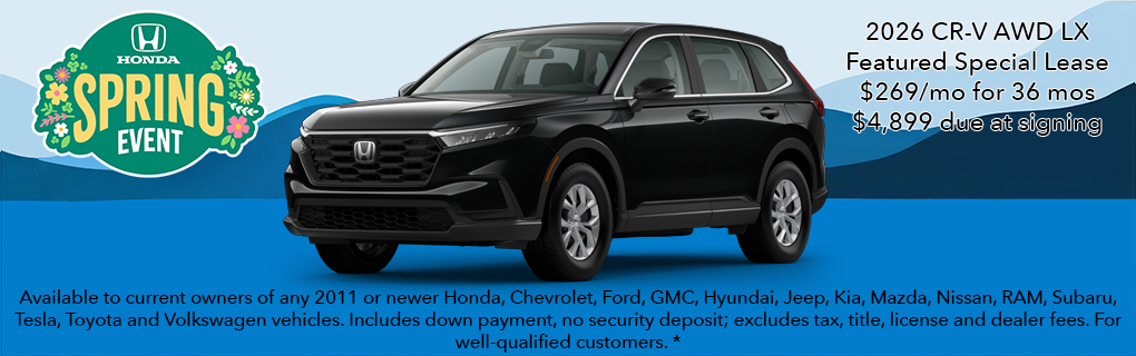 CR-V Featured Special Lease