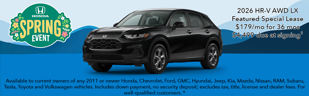 HR-V Featured Special Lease